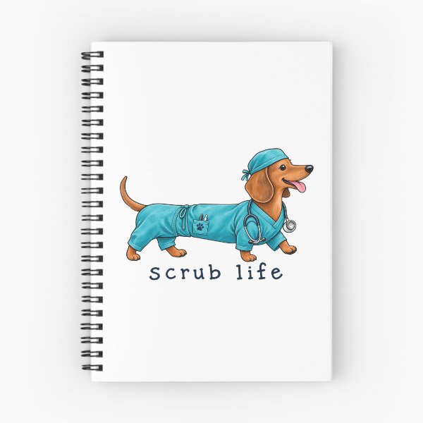 Item preview, Scrub Life Dachshund Nurse Dog Medical Design designed and sold by VGAfanatic.