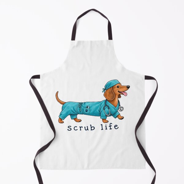 Item preview, Scrub Life Dachshund Nurse Dog Medical Design designed and sold by VGAfanatic.