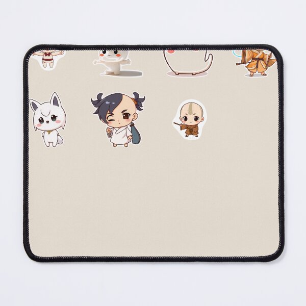 Item preview, Cute Airbender Inspired Chibi Sticker Collection | Elemental Fantasy Cartoon designed and sold by SIA FUNKY ARTS.