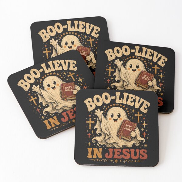 Item preview, Boo-Lieve in Jesus Cute Christian Halloween Ghost designed and sold by WILLIAMS-BR.