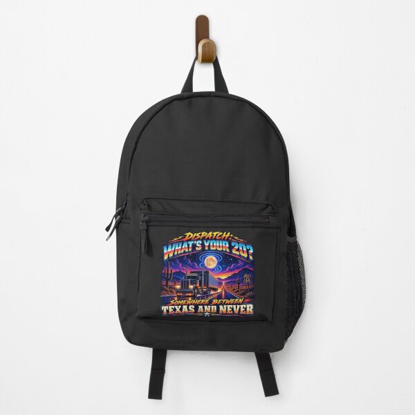 Item preview, Dispatch: What's Your 20? - Texas And Never Trucker Art designed and sold by NomadForge.