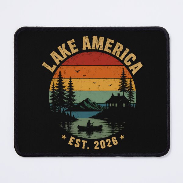 Item preview, Lake America Est. 2026 Outdoor Adventure Camping Fishing Boating designed and sold by SimsimahLaughs.