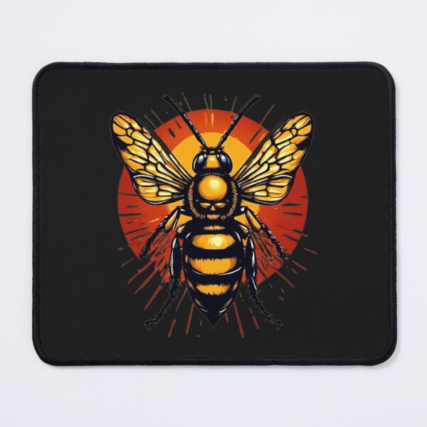 Item preview, Golden Hornet Red Sun - Tattoo Style Insect Art Streetwear_01 designed and sold by Shift-Bloom.