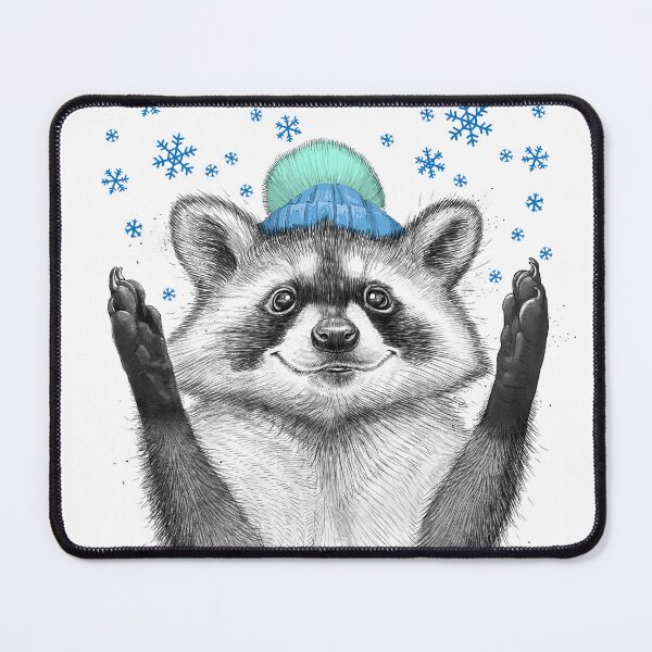 Item preview, winter raccoon designed and sold by NIKITA KORENKOV NikKor.
