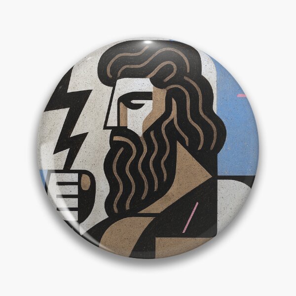 Item preview, God Zeus – A Greek Mythology Painting designed and sold by GalleryKauffeld.