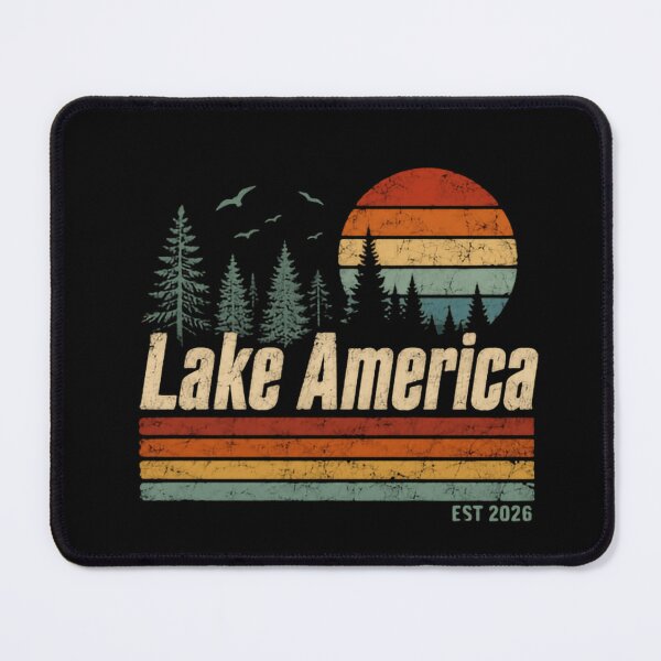 Item preview, Lake America Outdoor Camping Nature Travel Patriotic Explorer designed and sold by SimsimahLaughs.