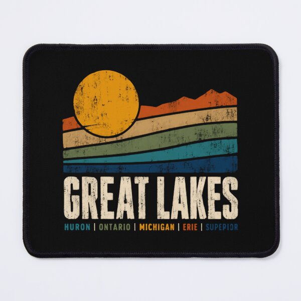 Item preview, Great Lakes Huron Ontario Michigan Erie Superior Vacation Traveler Lake Lover designed and sold by SimsimahLaughs.
