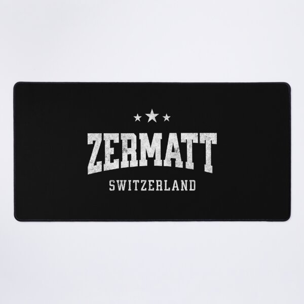 Item preview, Zermatt Switzerland Vintage Varsity Distressed Retro College Travel Design designed and sold by NiceTeeClub.