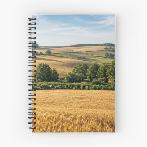 Item preview, Golden Wheat Fields Rolling Hills Rural Summer Landscape designed and sold by Broken143.