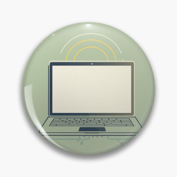 Item preview, Patron of the Internet Laptop and Halo designed and sold by cybercanvasmuse.