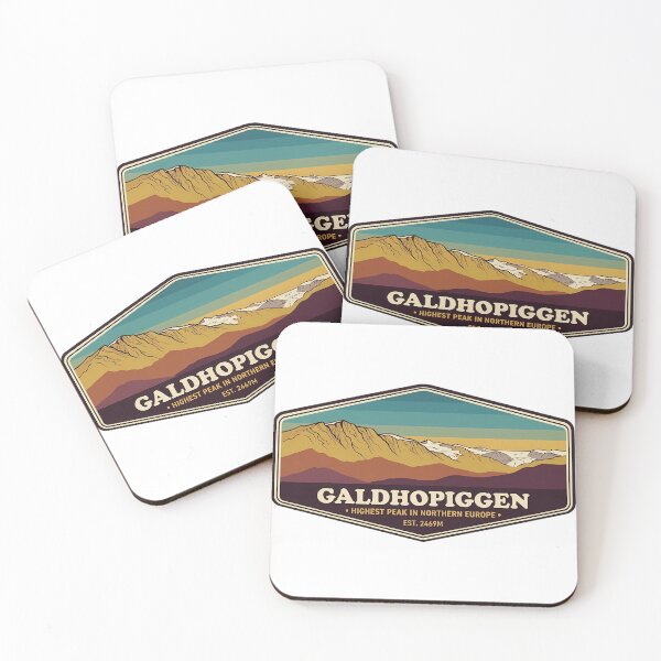 Item preview, Galdhopiggen Autumn Ridge Panorama Sticker Norway designed and sold by DetourDgn.