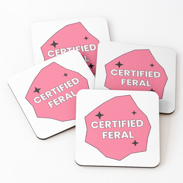 Item preview, Certified Feral Sticker  designed and sold by Utibe123.