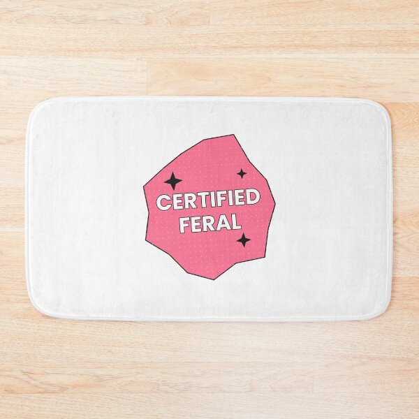 Item preview, Certified Feral Sticker  designed and sold by Utibe123.