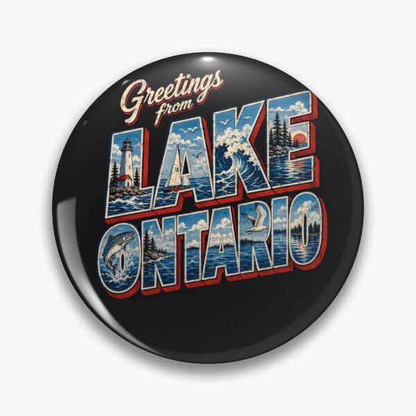 Item preview, Greetings From Lake Ontario Great Lakes Travel Souvenir designed and sold by SimsimahLaughs.