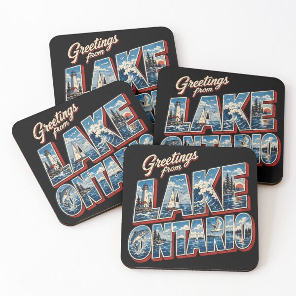 Item preview, Greetings From Lake Ontario Great Lakes Travel Souvenir designed and sold by SimsimahLaughs.