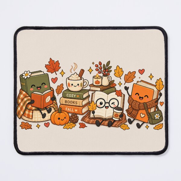 Item preview, Cozy Book Lover Autumn Reading Coffee, Fall Teacher Pumpkin Back to School Gift designed and sold by Quiajia.