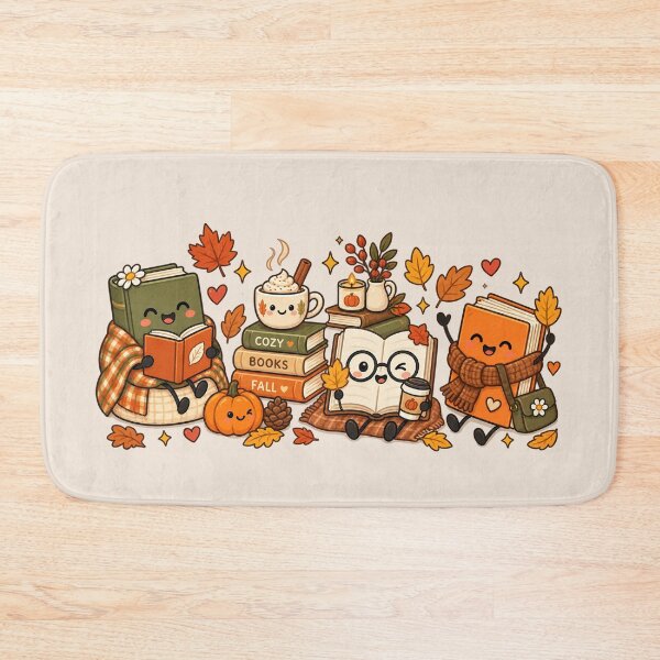 Item preview, Cozy Book Lover Autumn Reading Coffee, Fall Teacher Pumpkin Back to School Gift designed and sold by Quiajia.