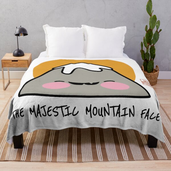 Item preview, Cute Kawaii Mountain Face Minimalist Asian Art Hiking Gift designed and sold by JOCSTOCK.