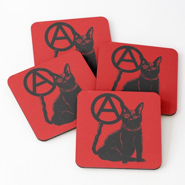 Item preview, Black Cat Grunge Anarchy Theme designed and sold by Adronia.