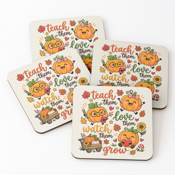 Item preview, Fall Teacher Teach Them Pumpkin, Thanksgiving Autumn Gift for Daycare PreK Teacher designed and sold by Quiajia.