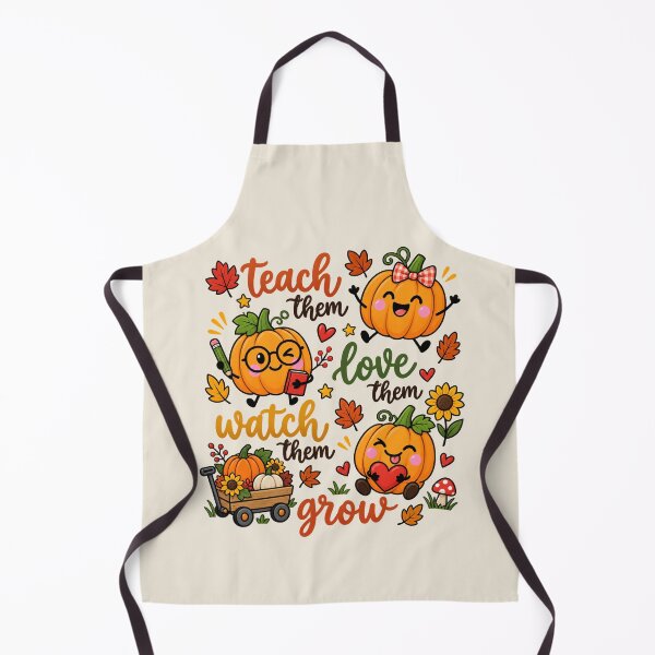 Item preview, Fall Teacher Teach Them Pumpkin, Thanksgiving Autumn Gift for Daycare PreK Teacher designed and sold by Quiajia.