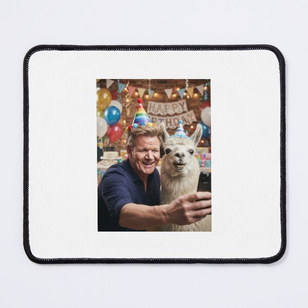 Item preview, Gordon ramsay selfie llama llamas birthday cake memes happy Funny prank meme gift weird  designed and sold by CheeseBlueprint.