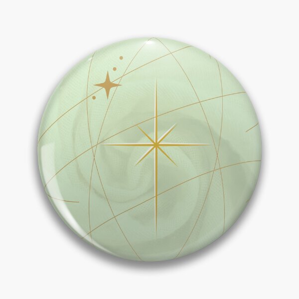 Item preview, Celestial decorative art print with gold star and green cotton texture designed and sold by Diseño que alegran tu día.