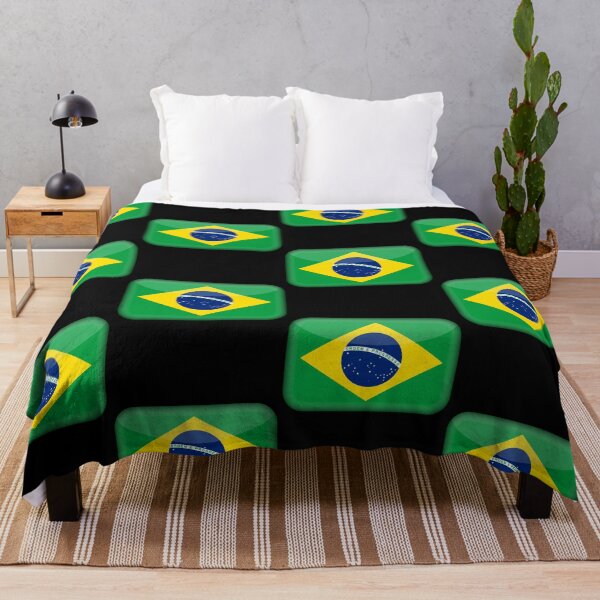Item preview, Brazilian 3D Flag Brazilian Pride Design designed and sold by yazdogs.