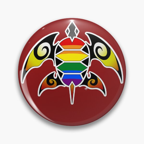 Item preview, Great Turtle Island (LGBTQ+ Pride Emblem) designed and sold by Harrison-M.