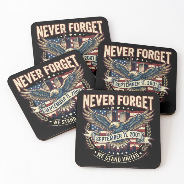 Item preview, Never Forget September 11 Memorial Bald Eagle American Flag Vintage designed and sold by Vermanartist.