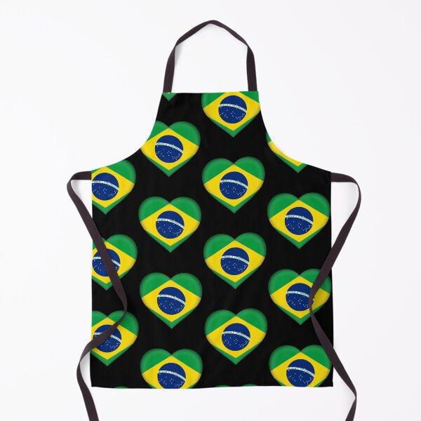 Item preview, Brazilian Flag Heart 3D Brazilian Love Gift Design designed and sold by yazdogs.