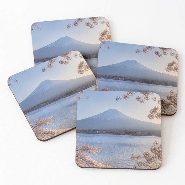 Item preview, Mount Fuji Cherry Blossom Lake Kawaguchi Spring Sunrise designed and sold by Broken143.