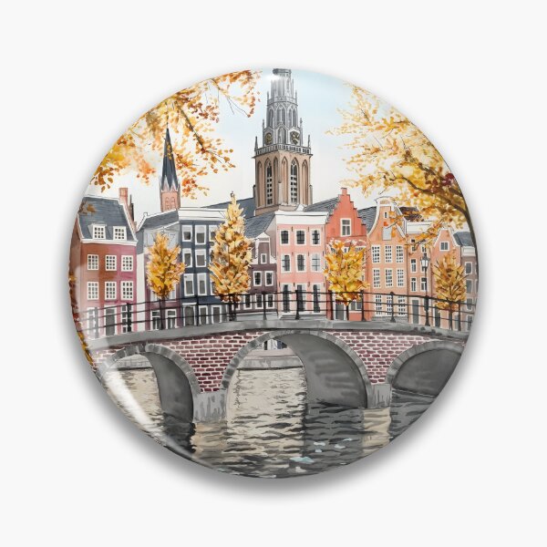Item preview, Amsterdam Acrylic Travel Print, Netherlands designed and sold by POSTERIOCREW.