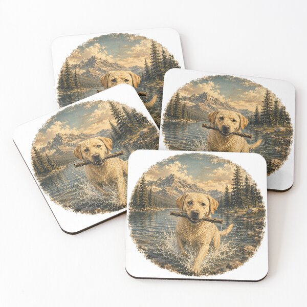 Item preview, Vintage Labrador Lake Retriever Adventure designed and sold by ARDELVEX STUDIO.