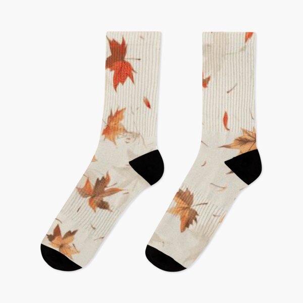 Item preview, Falling Maple Leaves Pattern — Watercolor Autumn Aesthetic Print designed and sold by LYAN-STORE.