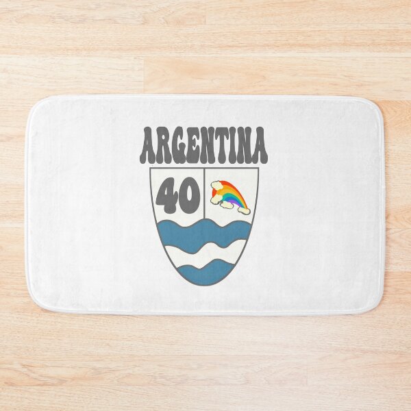Item preview, Argentina Ruta 40 motorway sign with rainbow and clouds designed and sold by vibeno1.