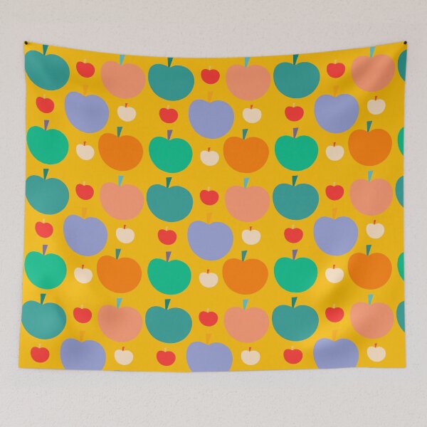 Item preview, A pattern of apples of different colors designed and sold by Zhanna LL.