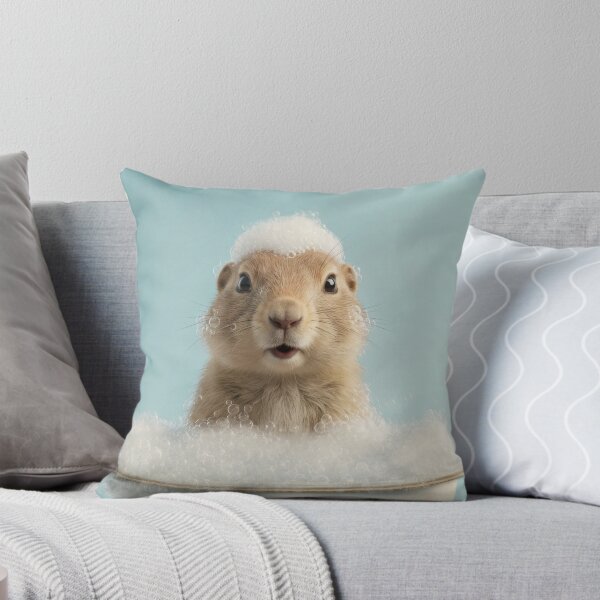 Item preview, Baby Prairie Dog Bubble Bath Cute Nursery Bathroom Wall Art designed and sold by LazyOwlStore.