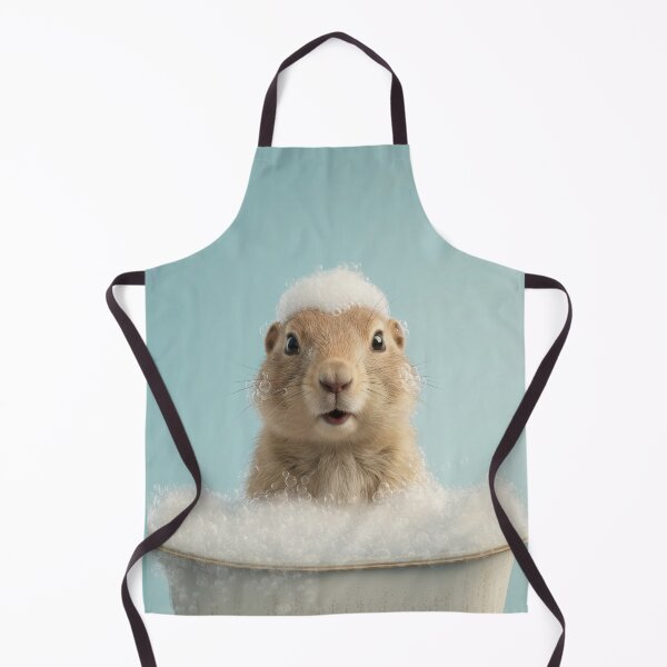 Item preview, Baby Prairie Dog Bubble Bath Cute Nursery Bathroom Wall Art designed and sold by LazyOwlStore.