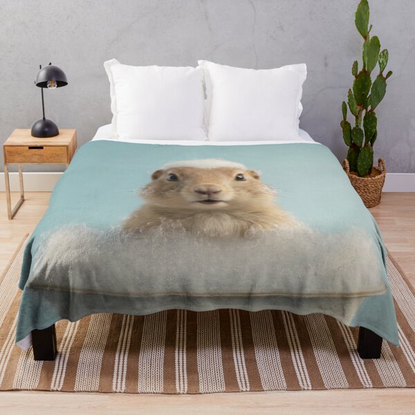 Item preview, Baby Prairie Dog Bubble Bath Cute Nursery Bathroom Wall Art designed and sold by LazyOwlStore.