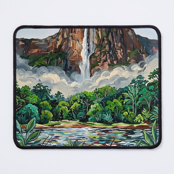Item preview, Angel Falls Acrylic Travel Print Venezuela designed and sold by POSTERIOCREW.