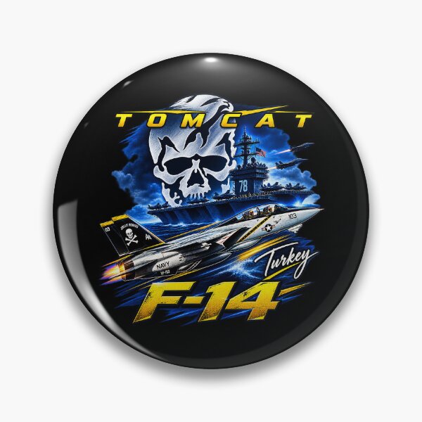 Item preview, F-14 Tomcat Fighter Jet – Jolly Rogers Skull & Aircraft Carrier designed and sold by Aerolovers.