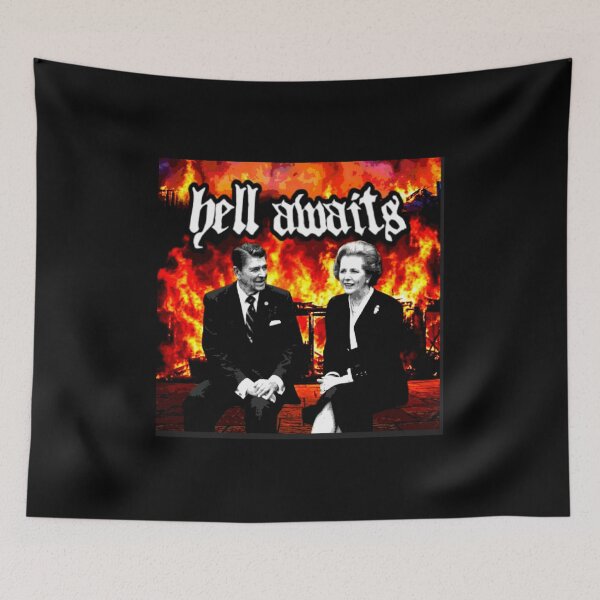 Item preview, Hell Awaits / Reagan & Thatcher designed and sold by weirdove.