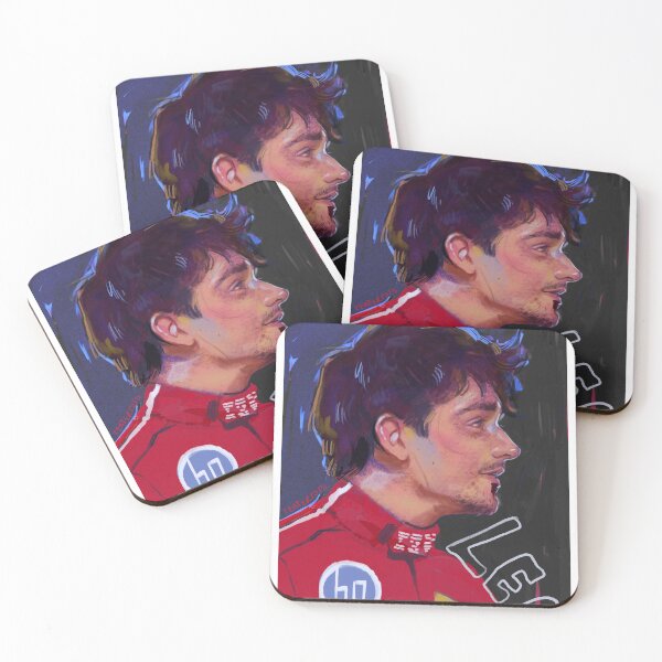 Item preview, Charles Leclerc 16 Ferrari Portrait designed and sold by Teatertots.