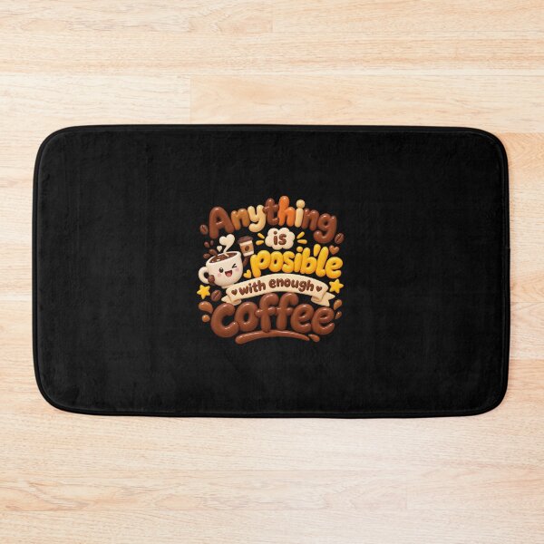 Item preview, Anything Is Possible With Enough Coffee – Gen Z Coffee Lover Quote designed and sold by ManggaeJM.