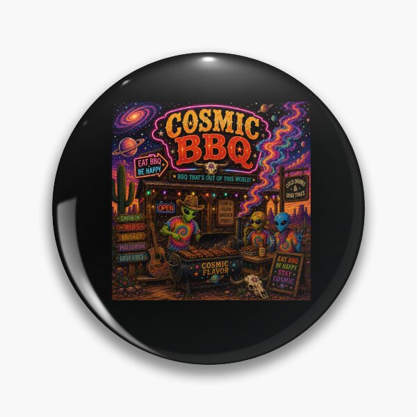 Item preview, Galactic BBQ designed and sold by Cosmic-Chloe.