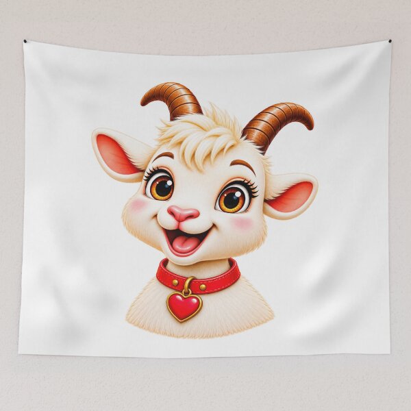 Item preview, Cute Spanish Goat - Granada Andalusia designed and sold by CzipipitoStudio.
