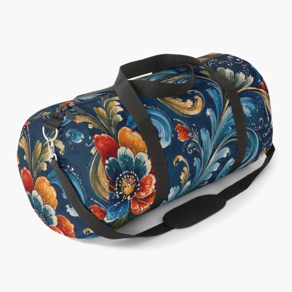 Item preview, Norwegian Blue Telemark Rosemaling ,Rosemaling Blue and Red designed and sold by Owneysweet.