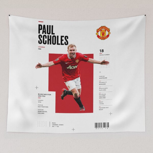 Aperçu de l'œuvre Paul Scholes | Manchester United créée et vendue par Sector 99.
