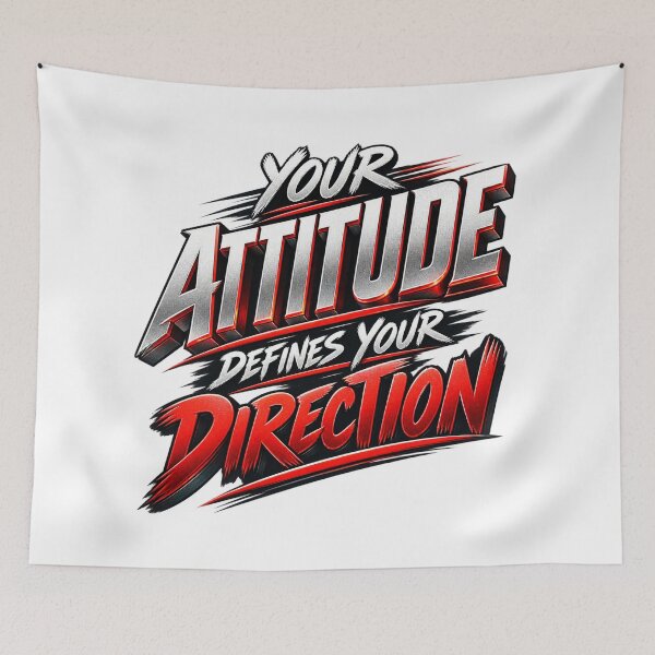 Item preview, Your Attitude Defines Your Direction designed and sold by bolaAura.